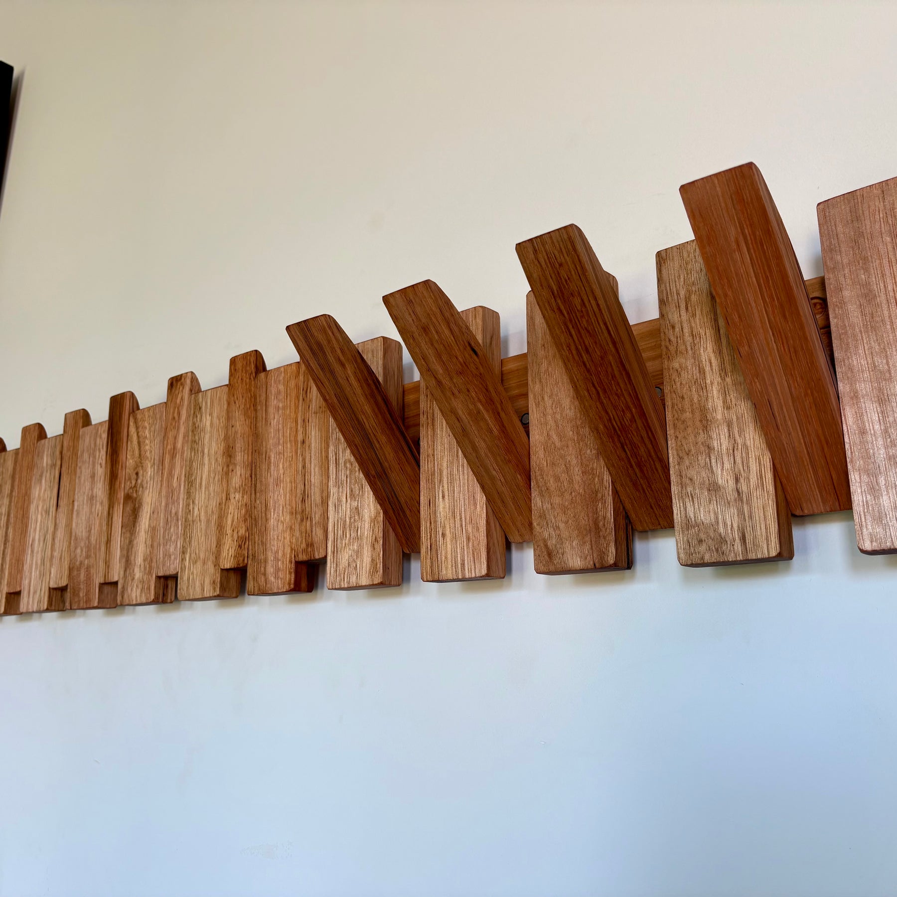 No.2 Tasmanian oak Piano style Coatrack