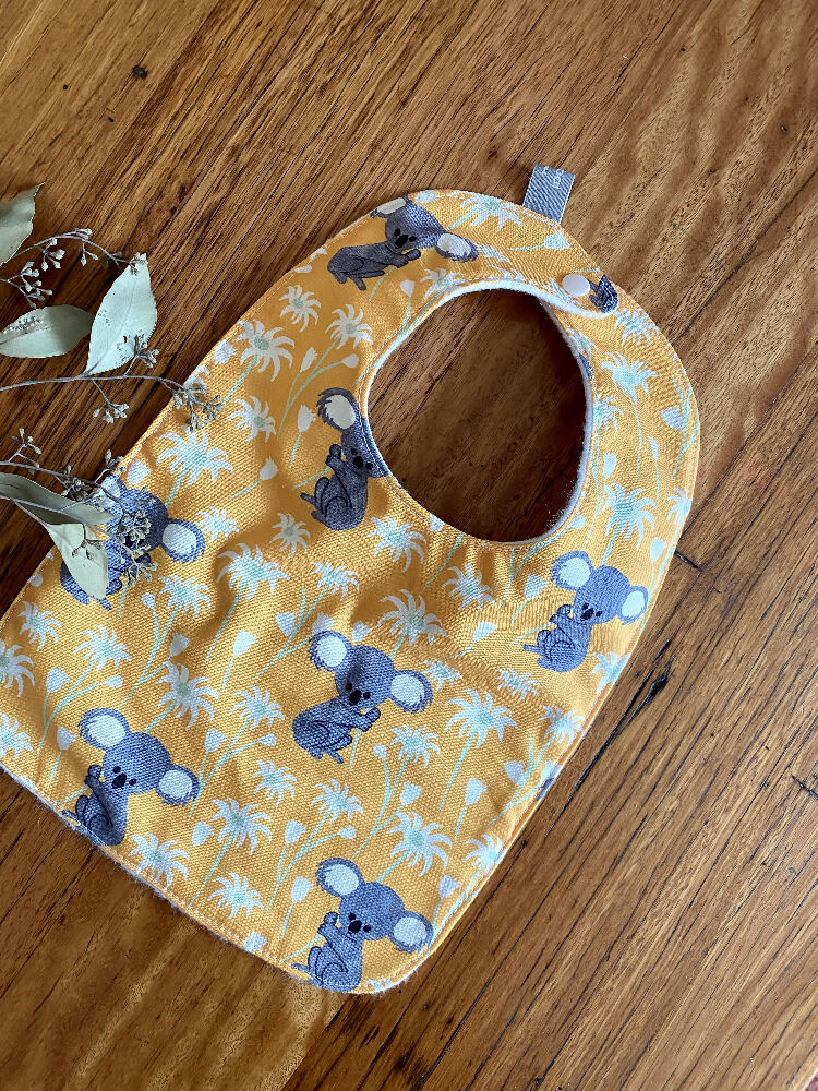 yellow koalas bib 4