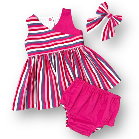 SIZE 1 Candy Stripe Dress SET