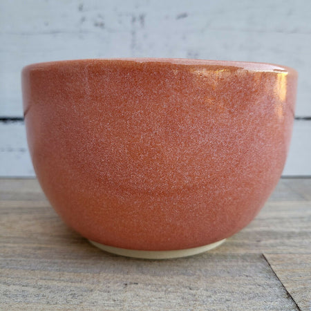 Frosted Orange Ceramic Bowl