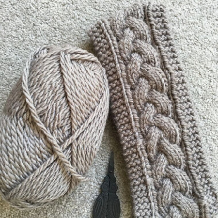 DOWNLOAD - Knitting Pattern - Cable Headband, Cable Earwarmer Pattern