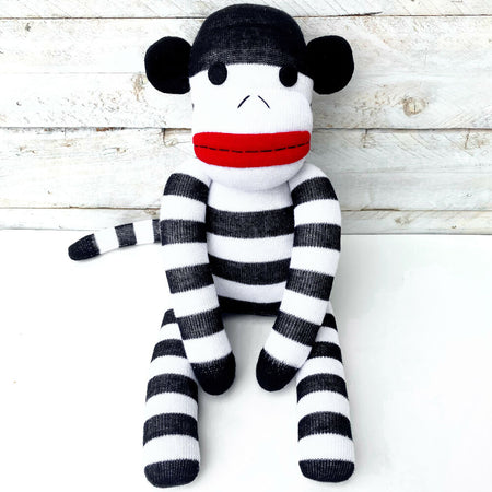 Wilson the Sock Monkey - READY TO SHIP soft toy