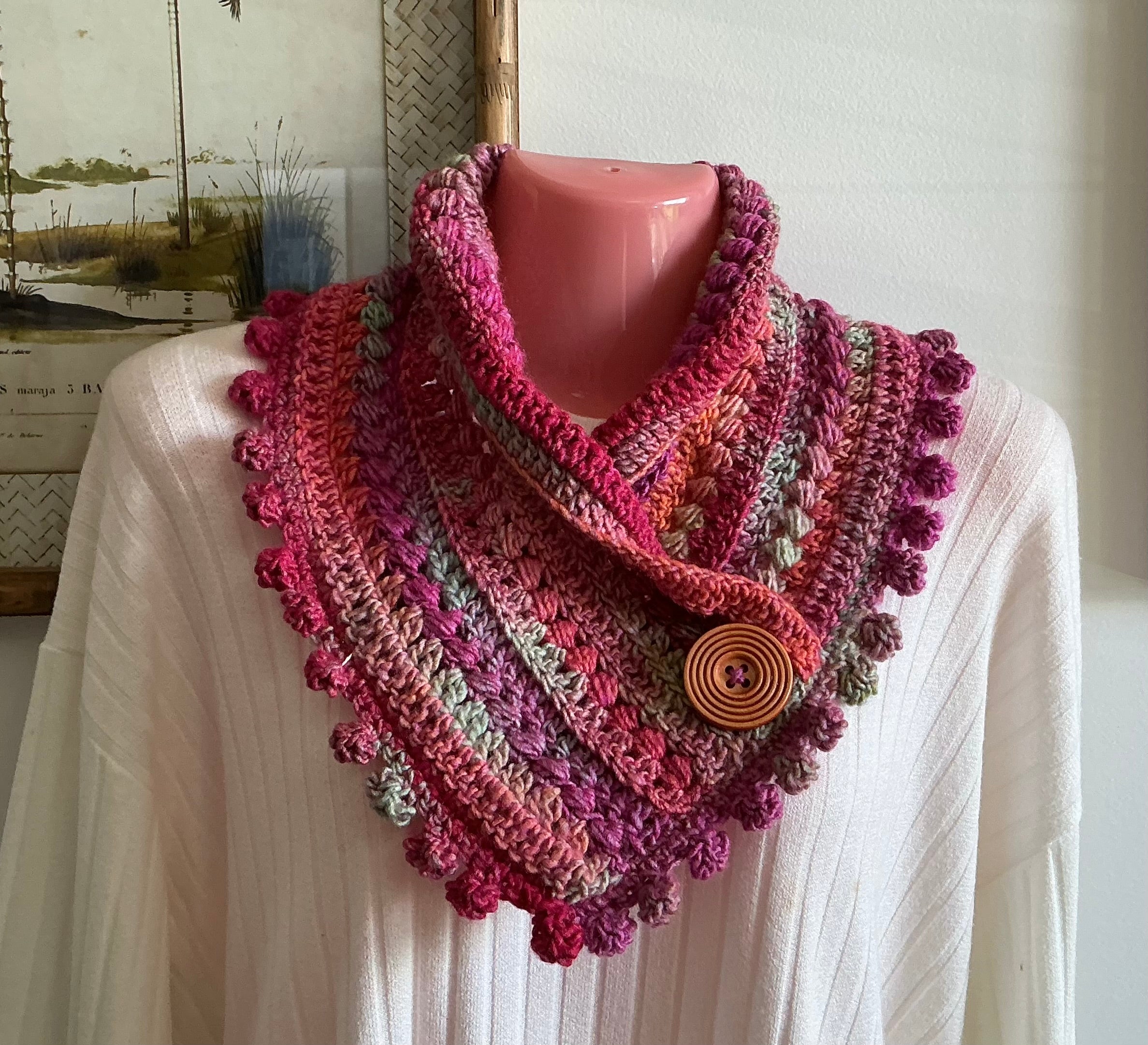 Neckwarmers, Scarf, Cowl - Acrylic Cowl