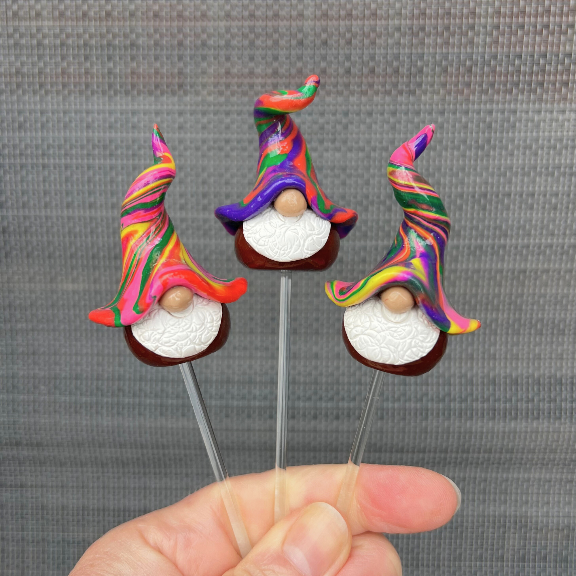 Whimsical gnome trio - Danko, Crimp & Knute