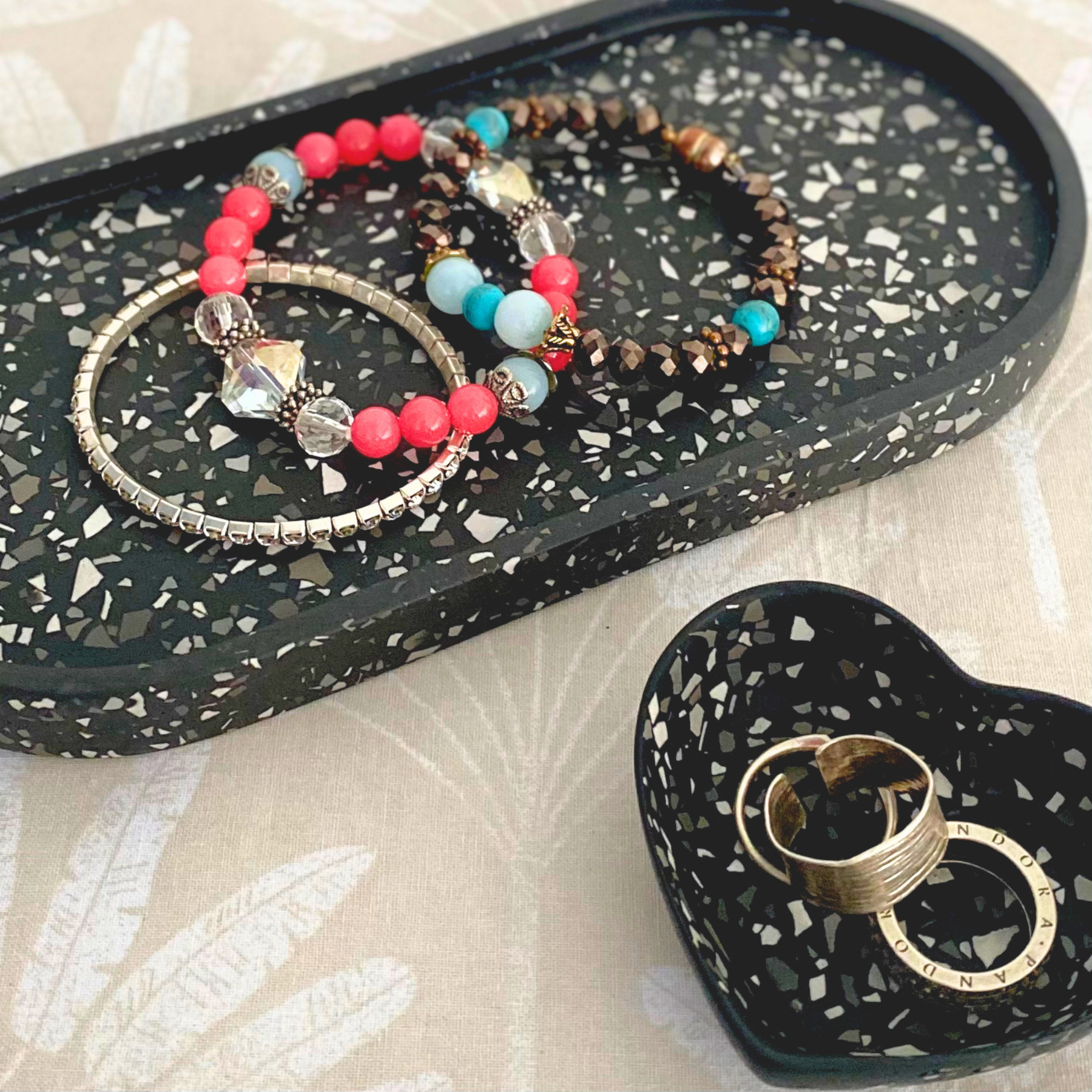 Love heart dish | Terrazzo decor collection