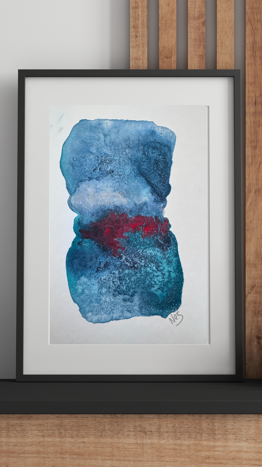 Beneath The Surface Abstract Watercolour Artwork