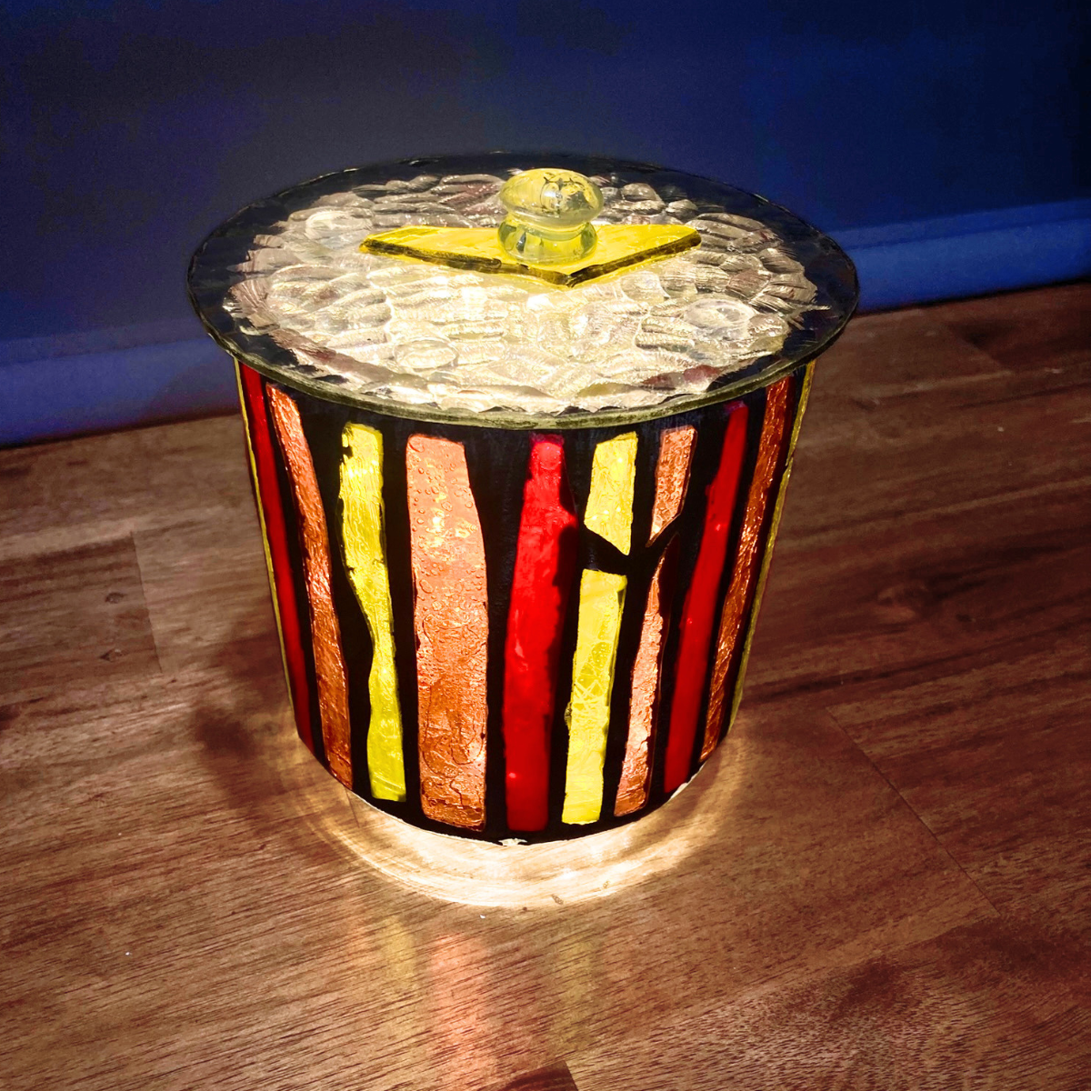 Mini Hand-Cut Glass Illumination Art #1