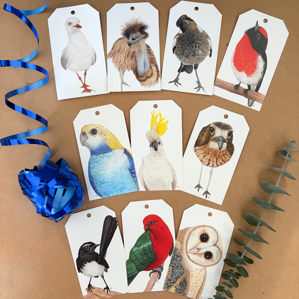 Bird gift tags 10 pack (5 sets available)