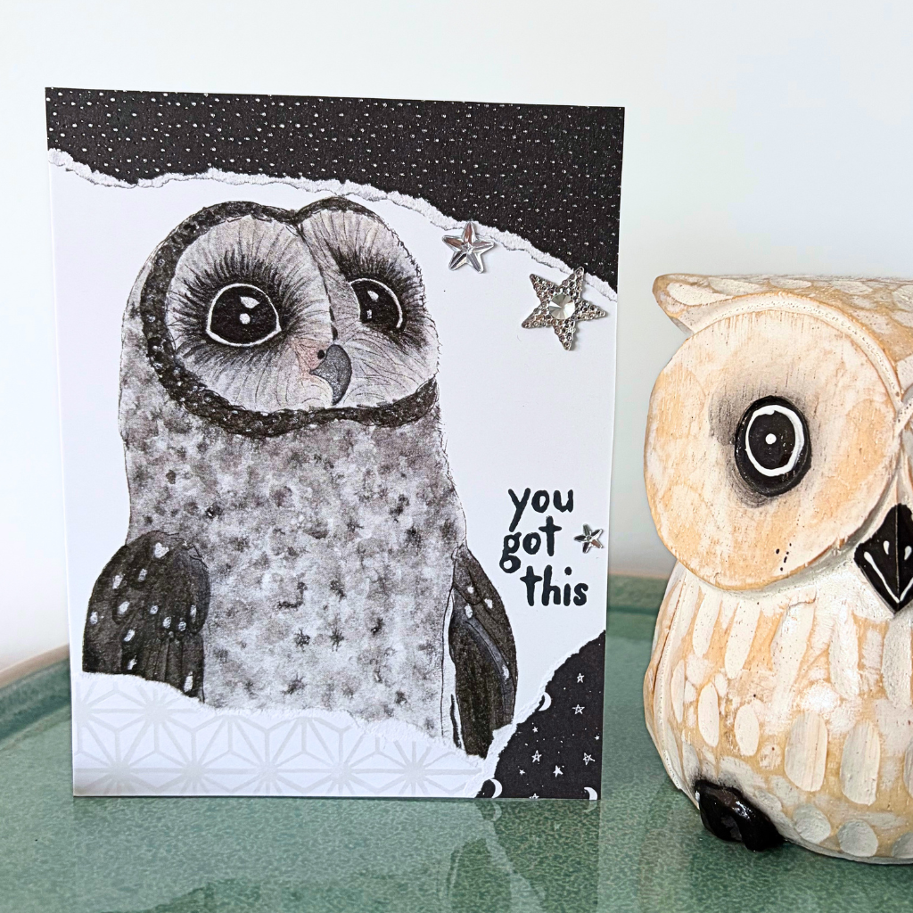 Soul sooty owl "You got this" card