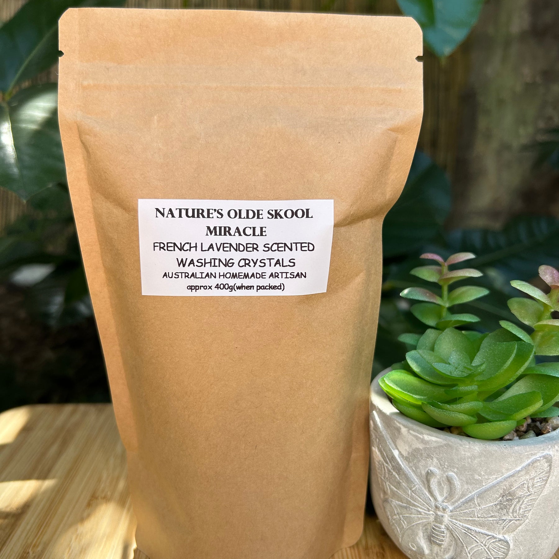 Handmade Washing Crystals | French Lavender Fragrance | Natural Fabric Softener Alternative