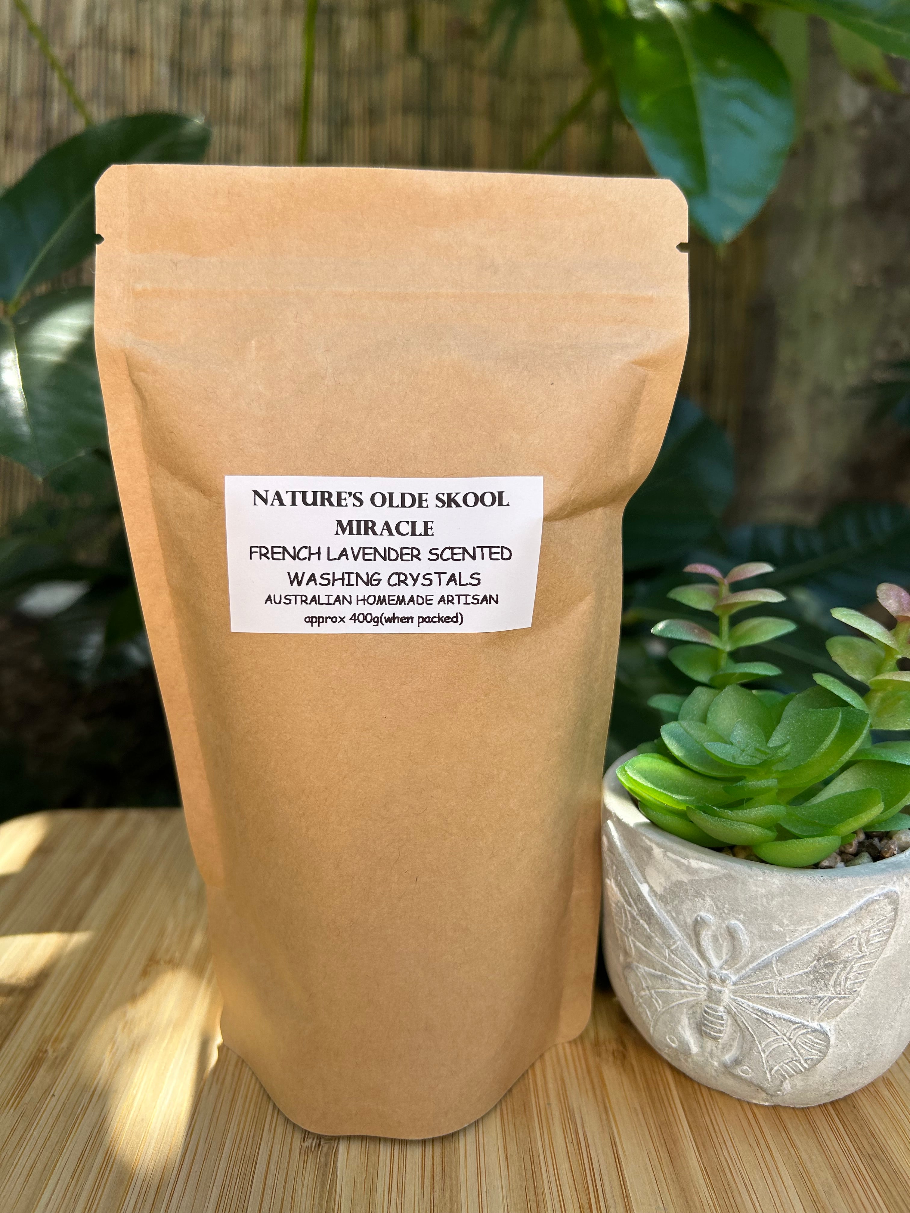 Handmade Washing Crystals | French Lavender Fragrance | Natural Fabric Softener Alternative
