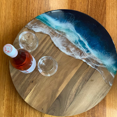Lazy Susan | charcuterie board | round platter | kitchen decor | homewares | home decor