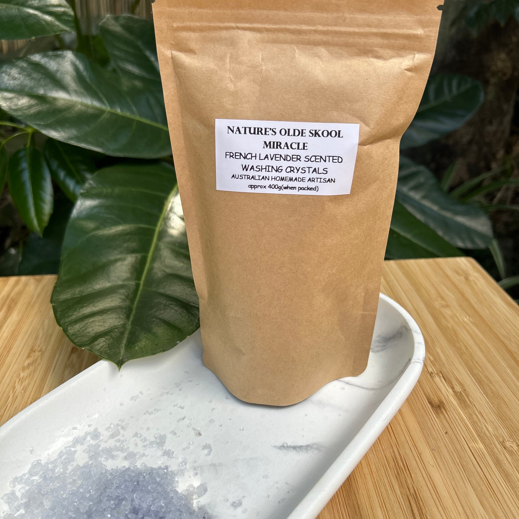 Handmade Washing Crystals | French Lavender Fragrance | Natural Fabric Softener Alternative