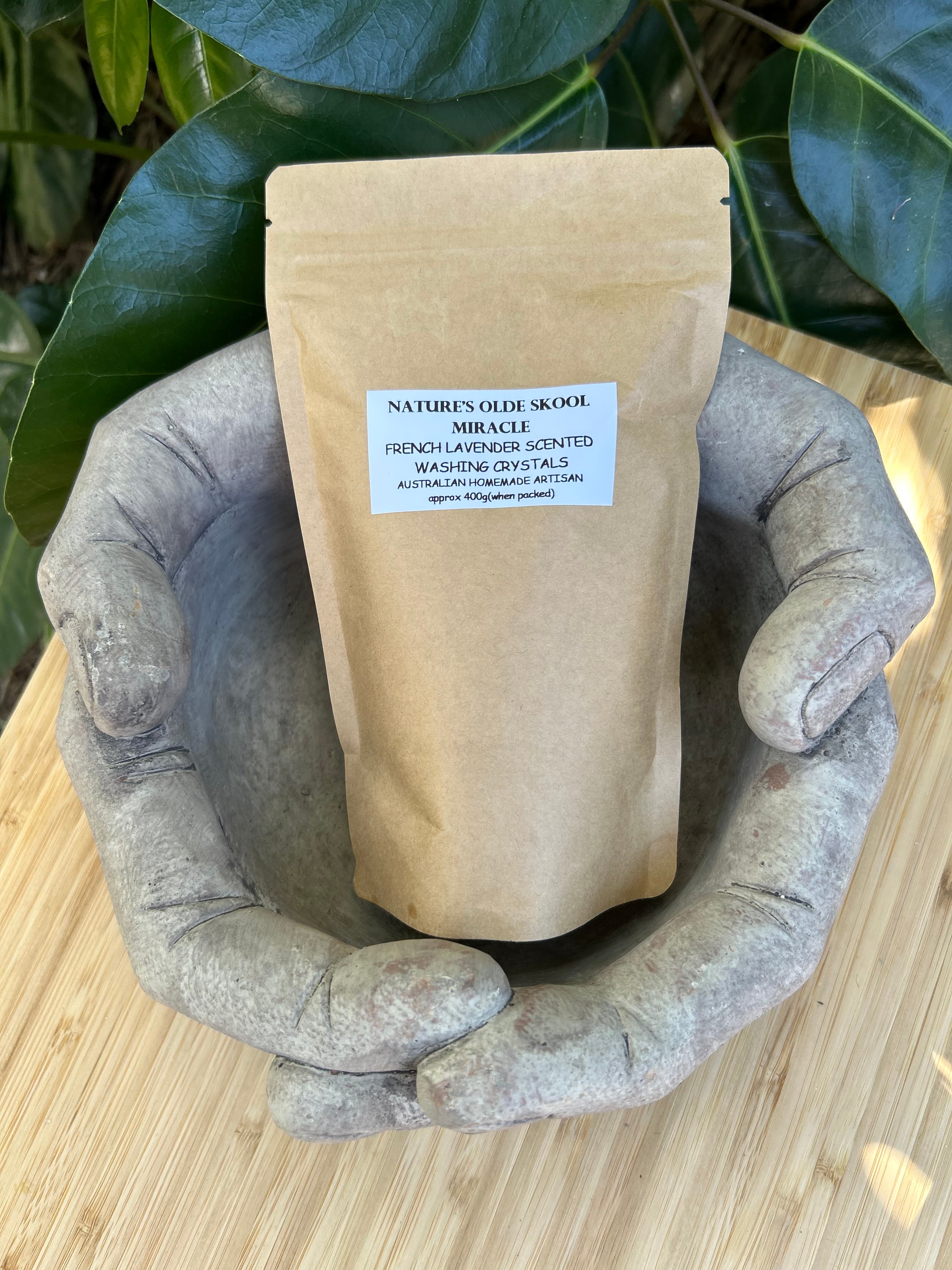 Handmade Washing Crystals | French Lavender Fragrance | Natural Fabric Softener Alternative
