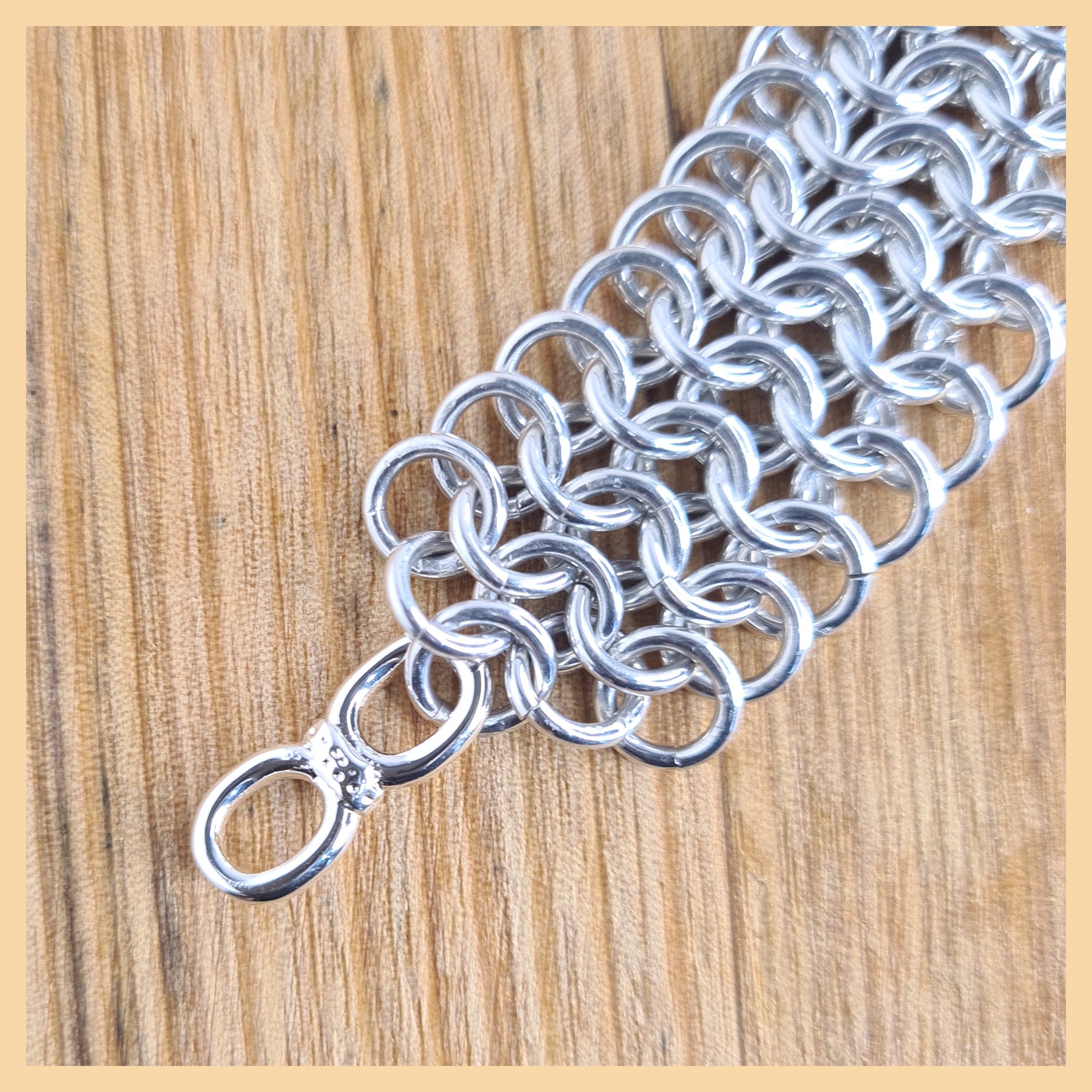 Chainmaille European 4 in 1 Weave Bracelet