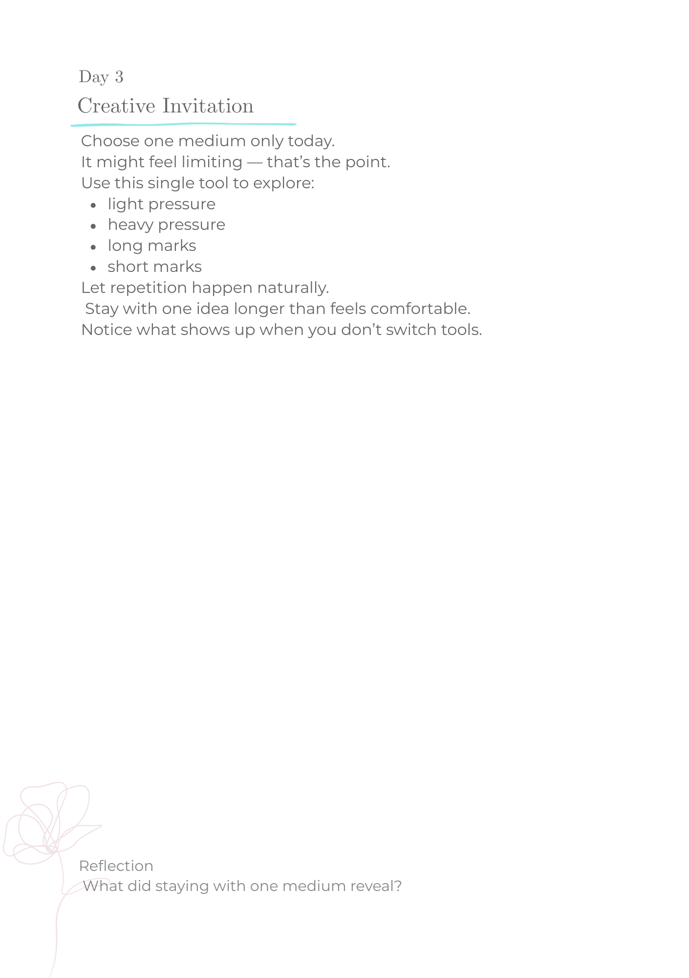 Create Daily Art Journal. A 60 day creative practice to encourage your creativity - Digital download version