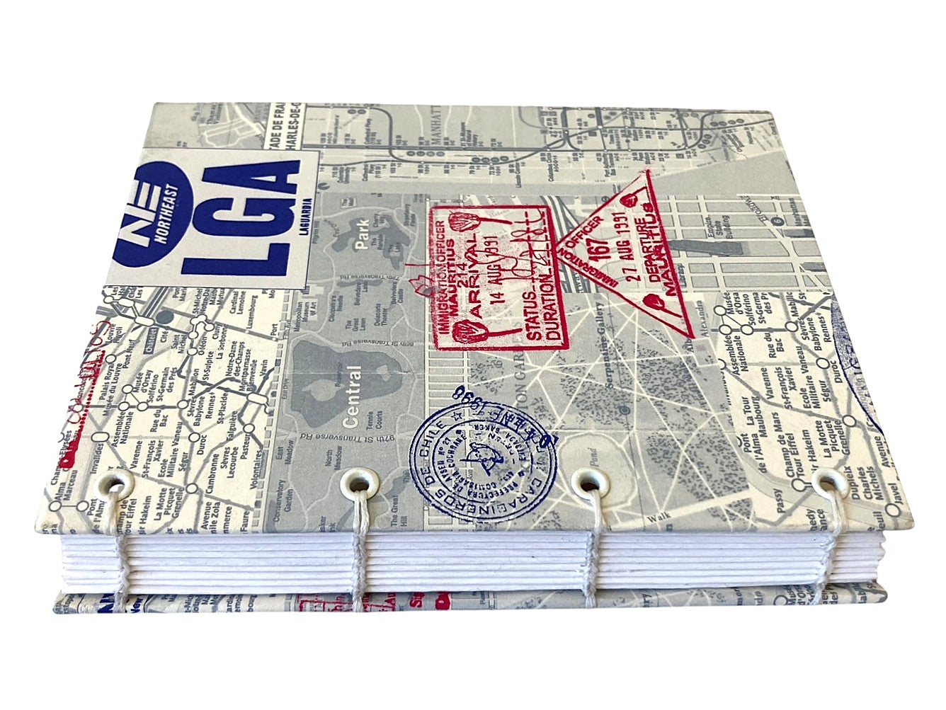 Lay Flat Travel Pocket Journal, Easy Carry Blank Book