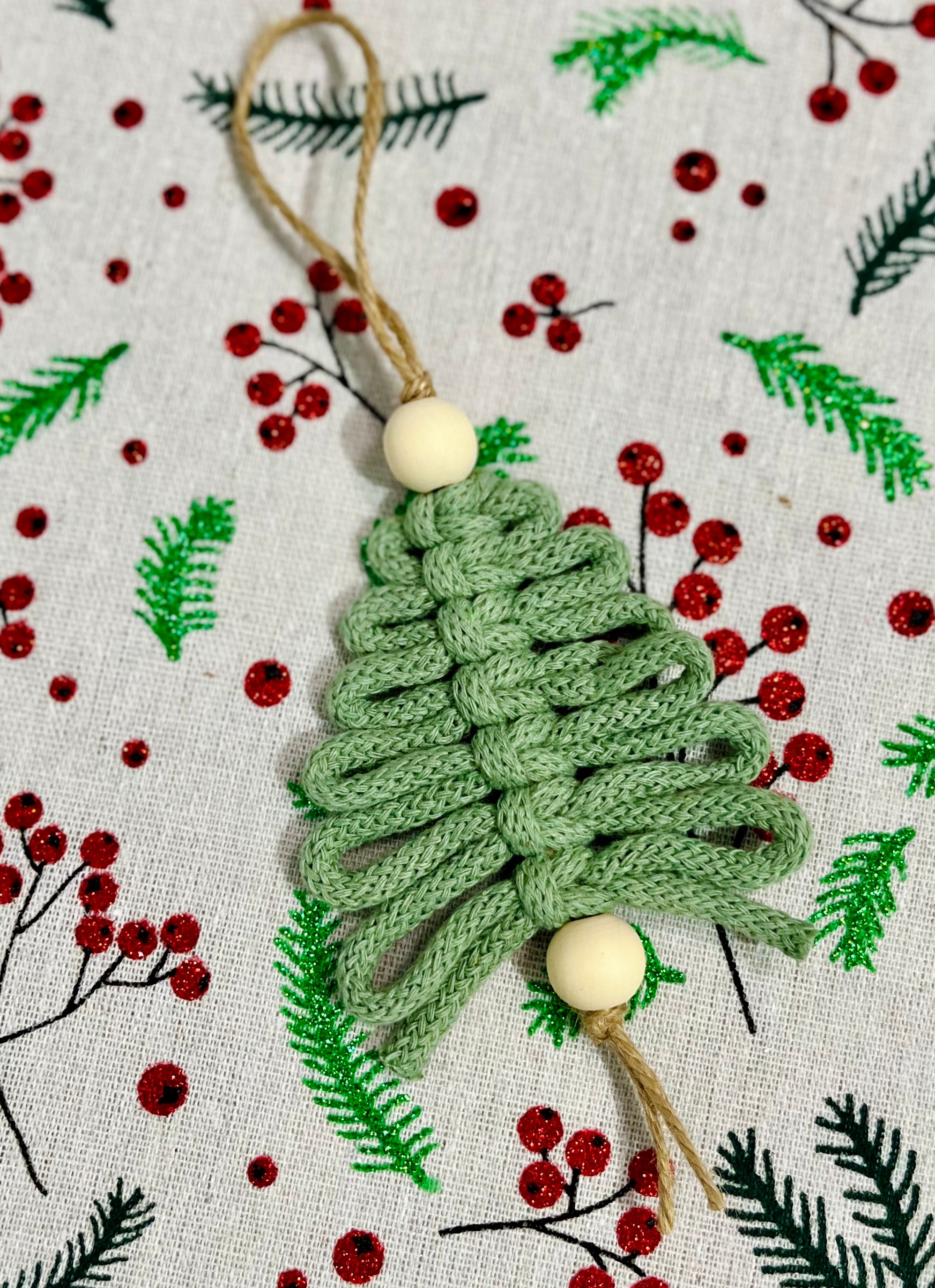 Macrame Christmas Decoration Ornament - Variety