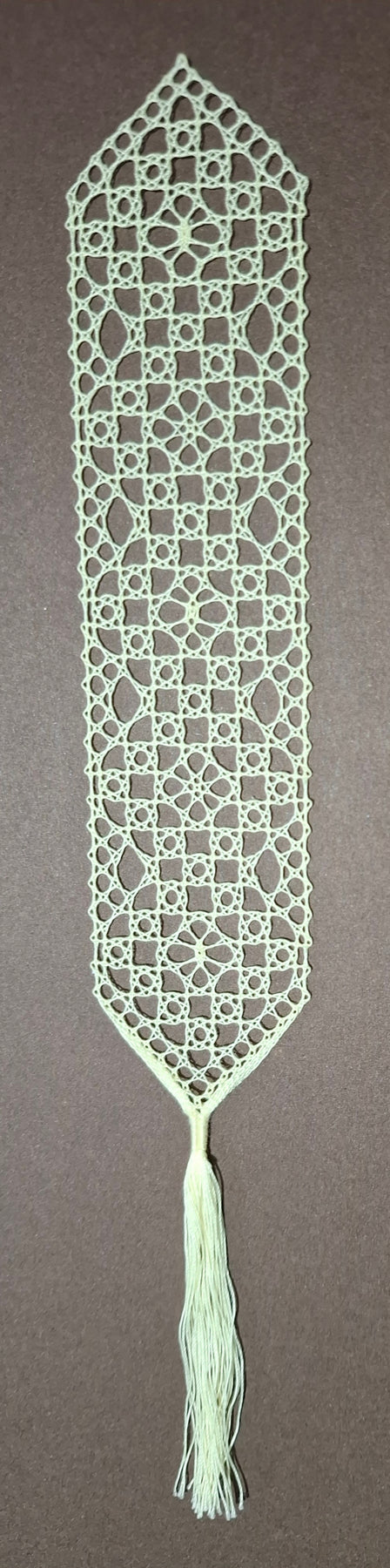 Handmade Lace Bookmark - First Communion, Confirmation & Christening Gift