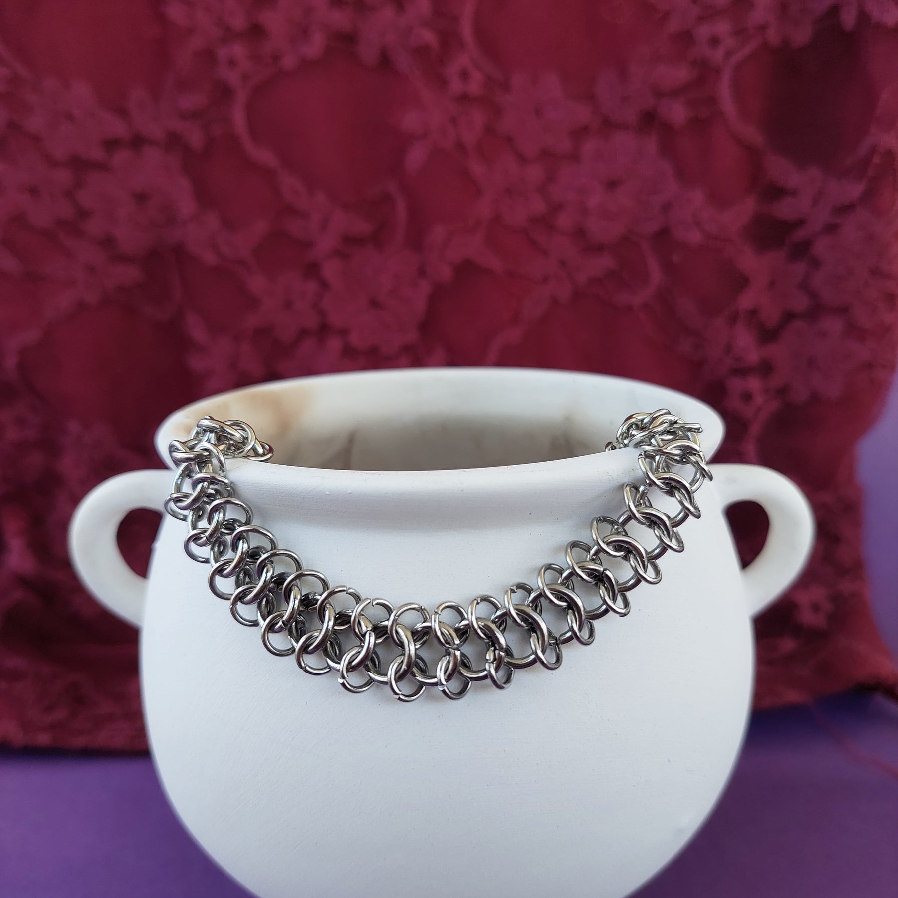 European 4 in 1 chainmaille bracelet