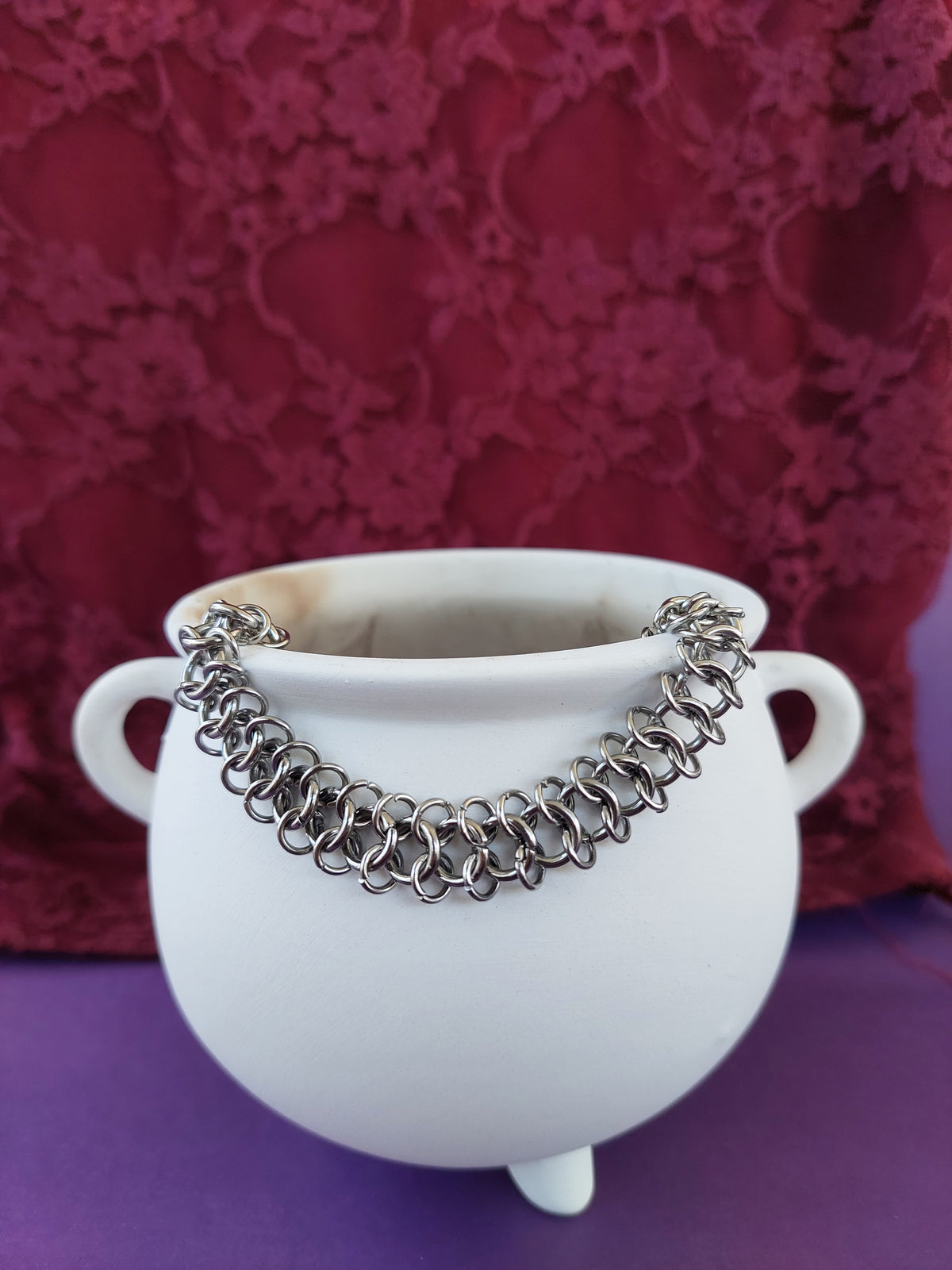 European 4 in 1 chainmaille bracelet