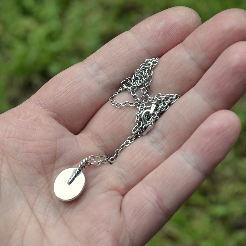 Tanzanite Twist Sterling Silver Pendant