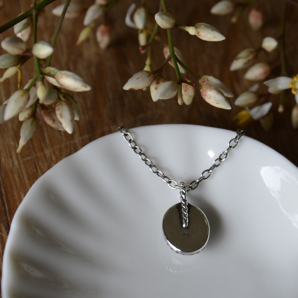 Tanzanite Twist Sterling Silver Pendant