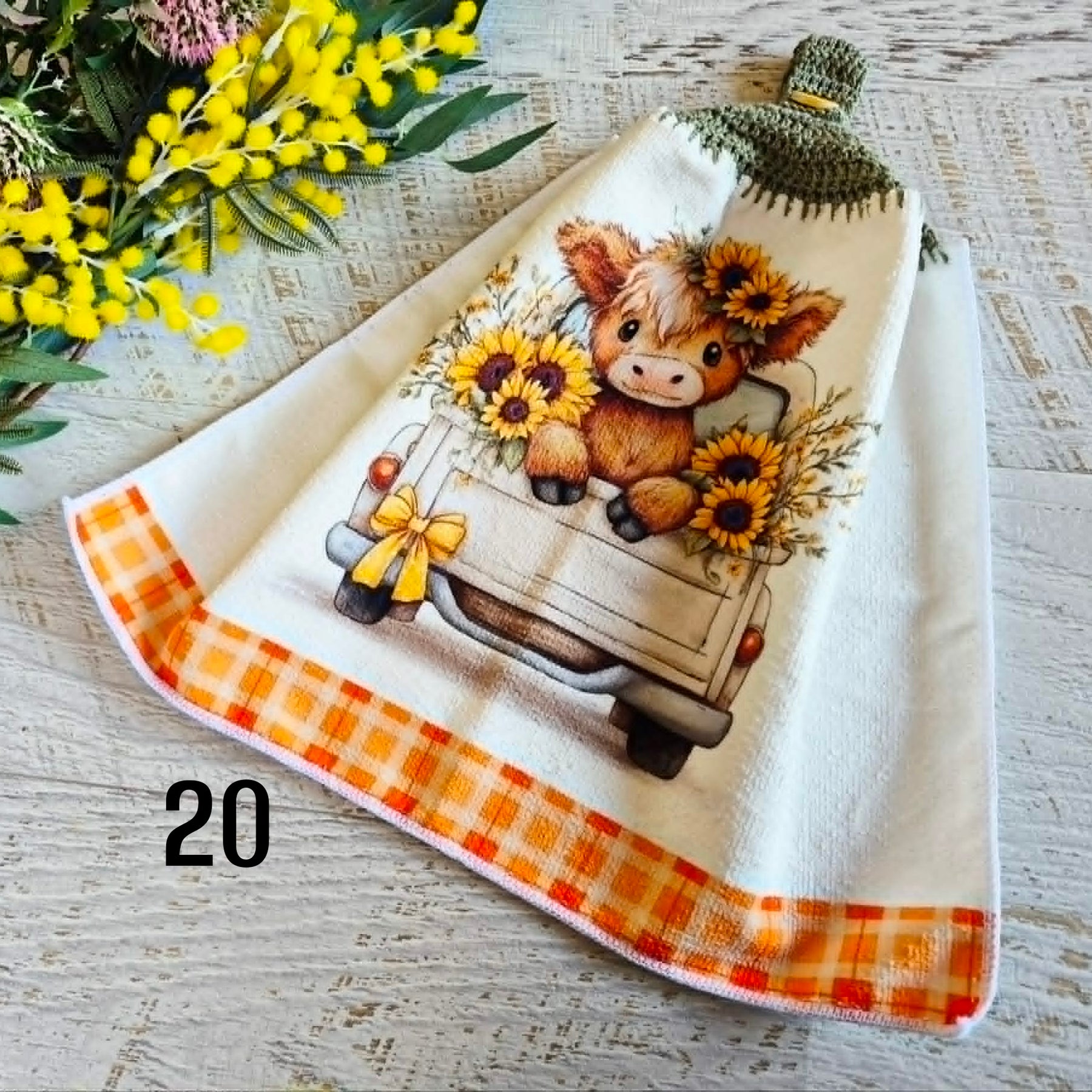 Kitchen Hand Towel | Hanging | Polyester Microfibre | SINGLE LAYER | 9 Styles - 19 - 27