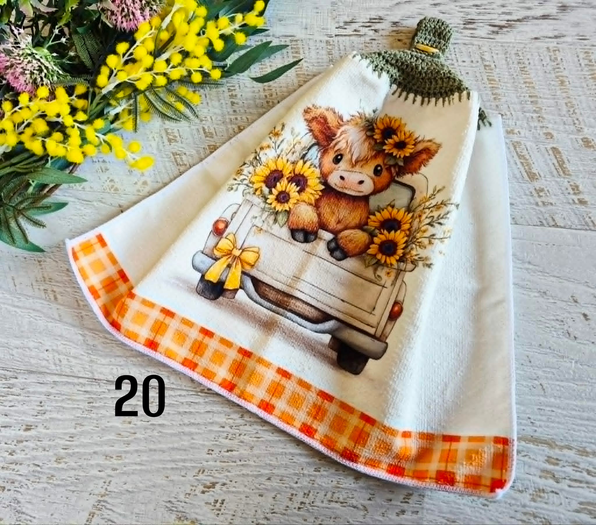 Kitchen Hand Towel | Hanging | Polyester Microfibre | SINGLE LAYER | 9 Styles - 19 - 27