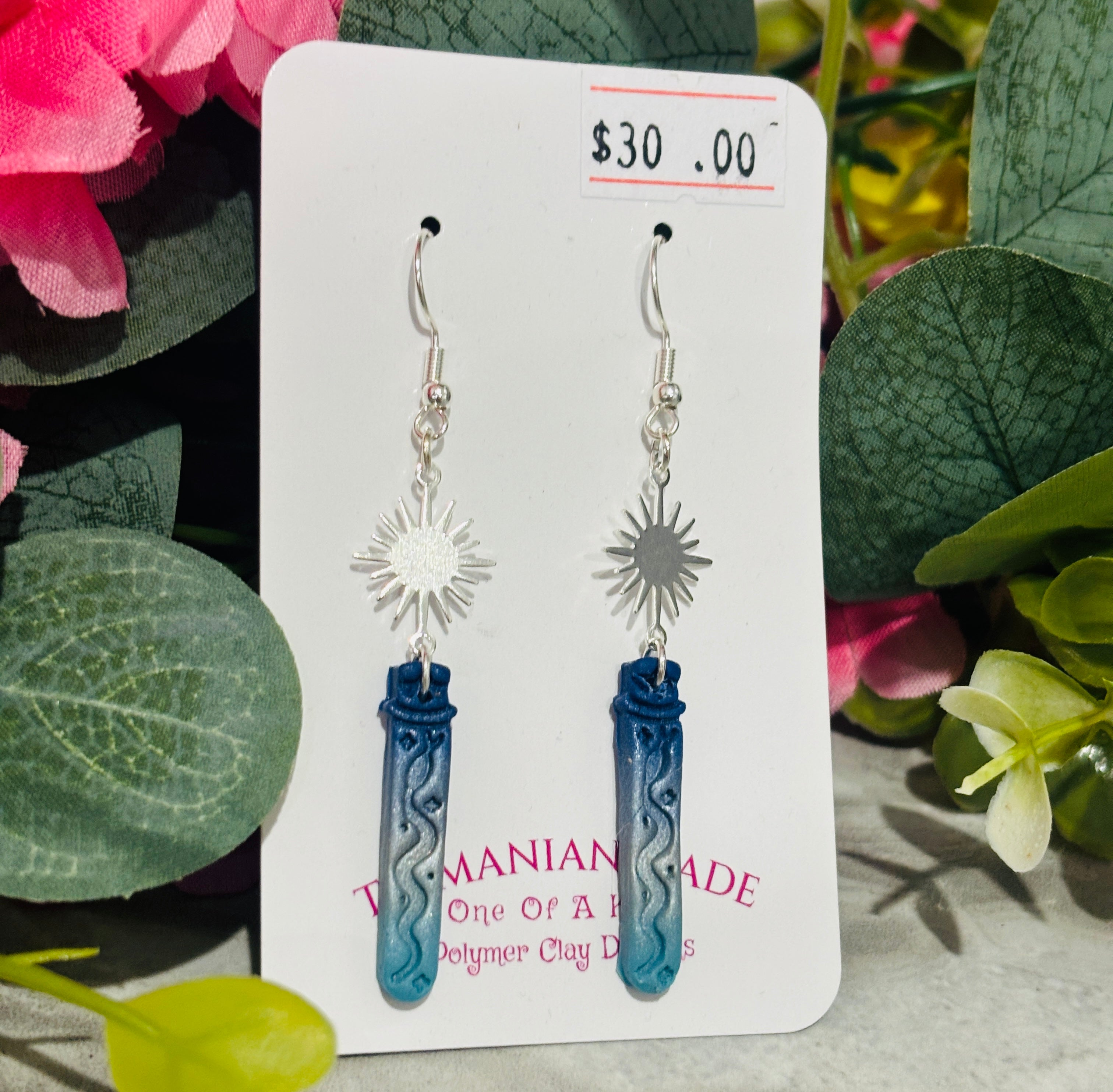 Celestial Potion Bottle Earrings