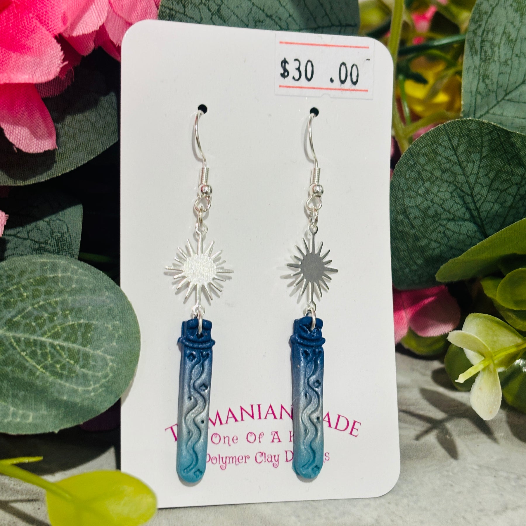 Celestial Potion Bottle Earrings