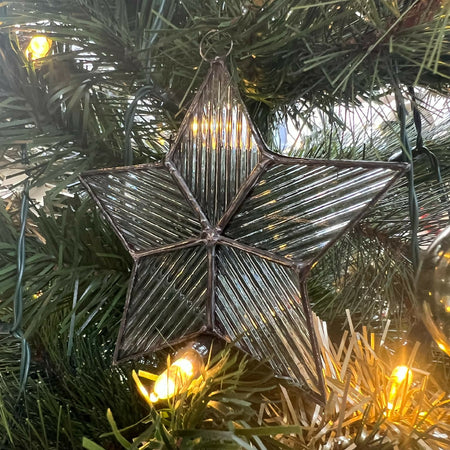 Christmas Star Decoration - Reeded