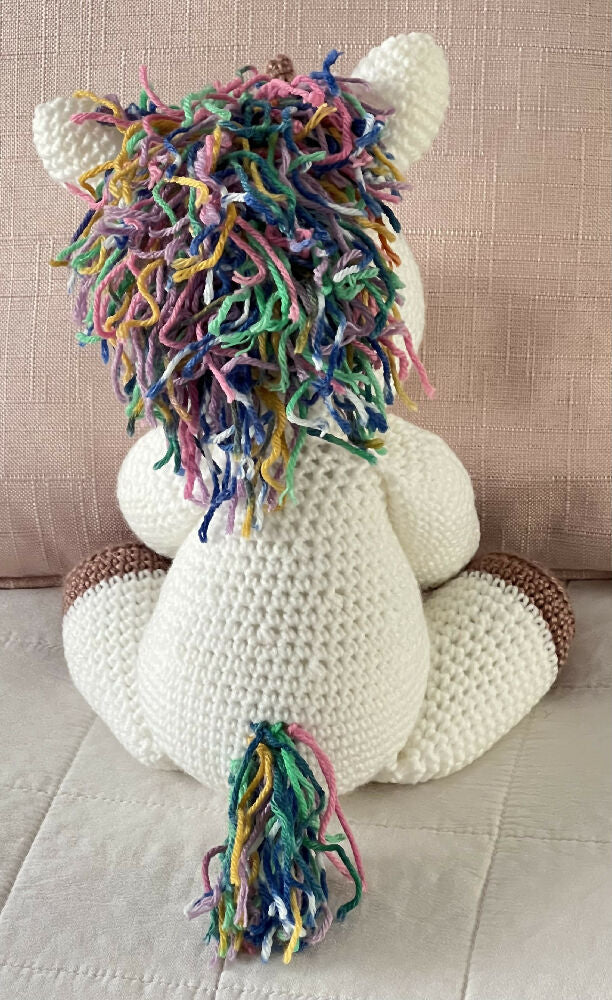 Umaiza the Unicorn Crochet Soft Toy