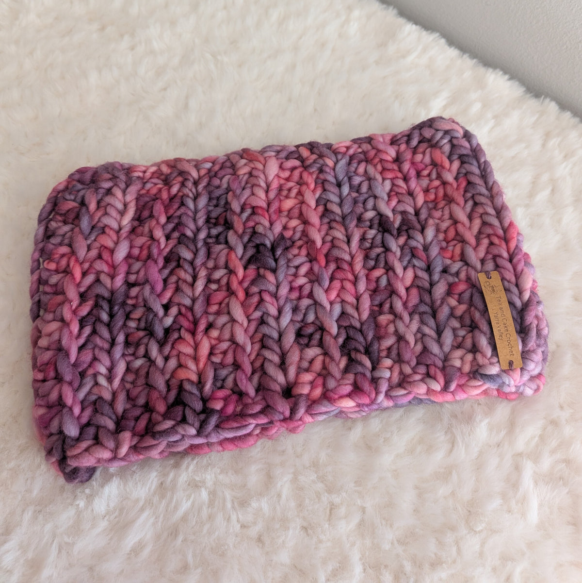 Cozy Headband Ear Warmer Pink