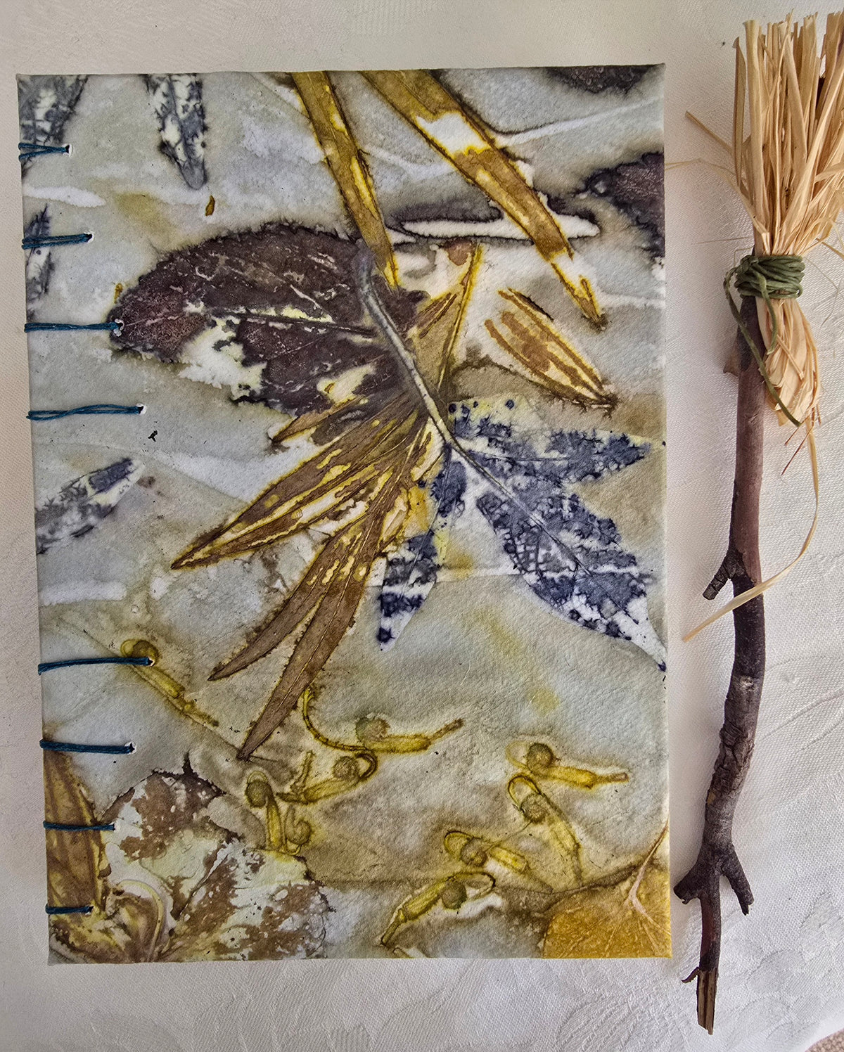 Golden Botanicals – Eco-Printed Journal
