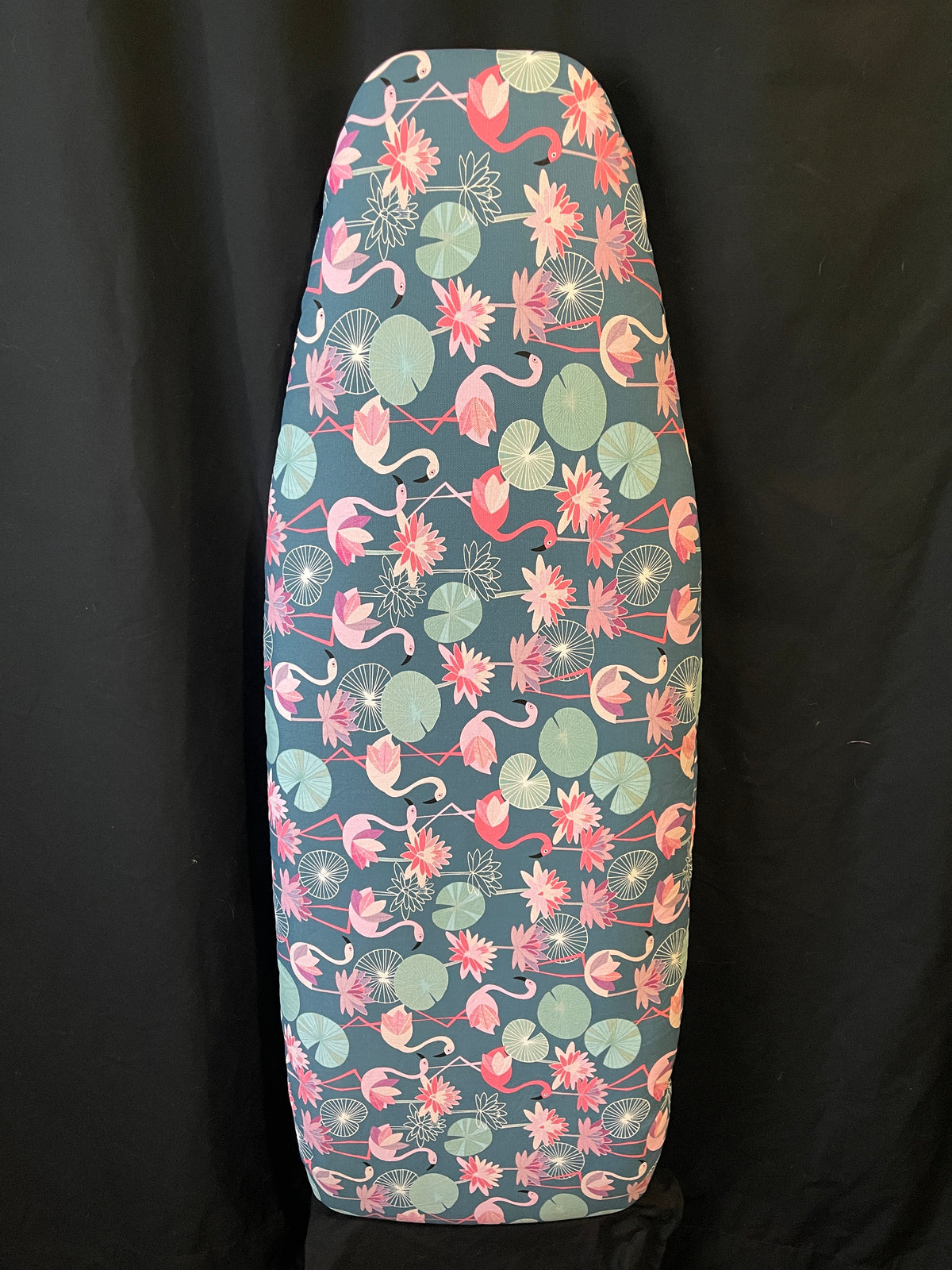 Padded Ironing board cover-Lily Flamingo