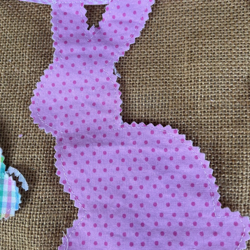 Bunny shaped bunting | easter bunting | keepsake | 2.5m long