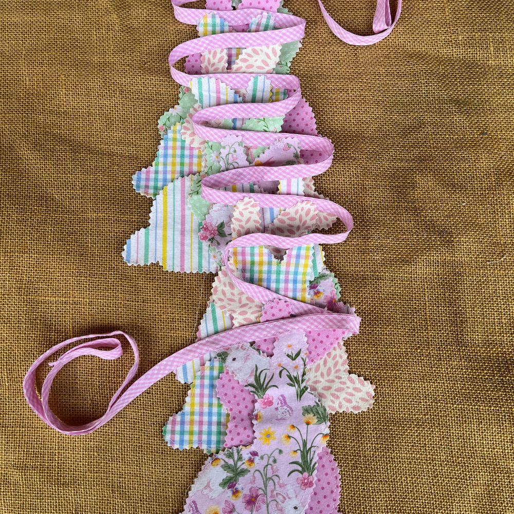 Bunny shaped bunting | easter bunting | keepsake | 2.5m long
