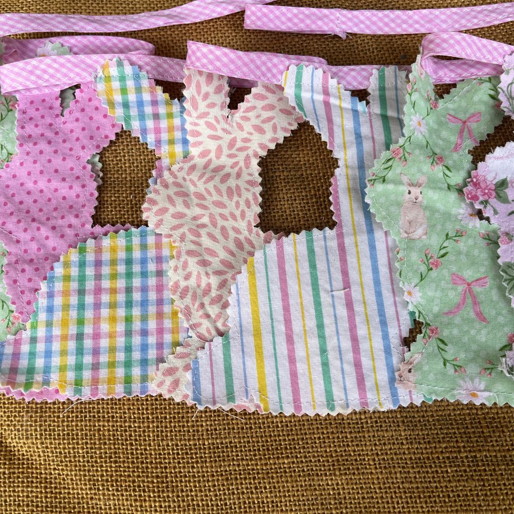 Bunny shaped bunting | easter bunting | keepsake | 2.5m long