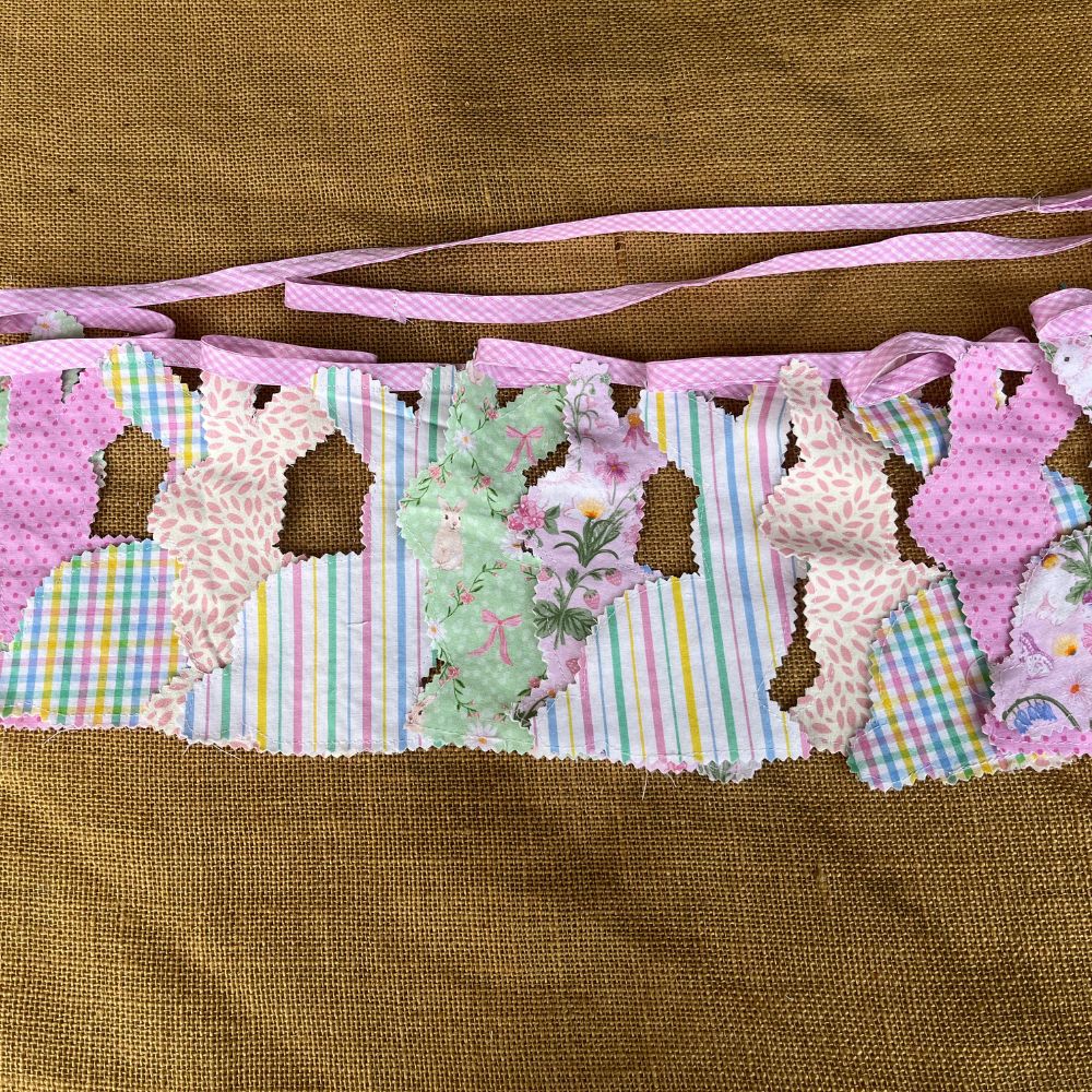 Bunny shaped bunting | easter bunting | keepsake | 2.5m long