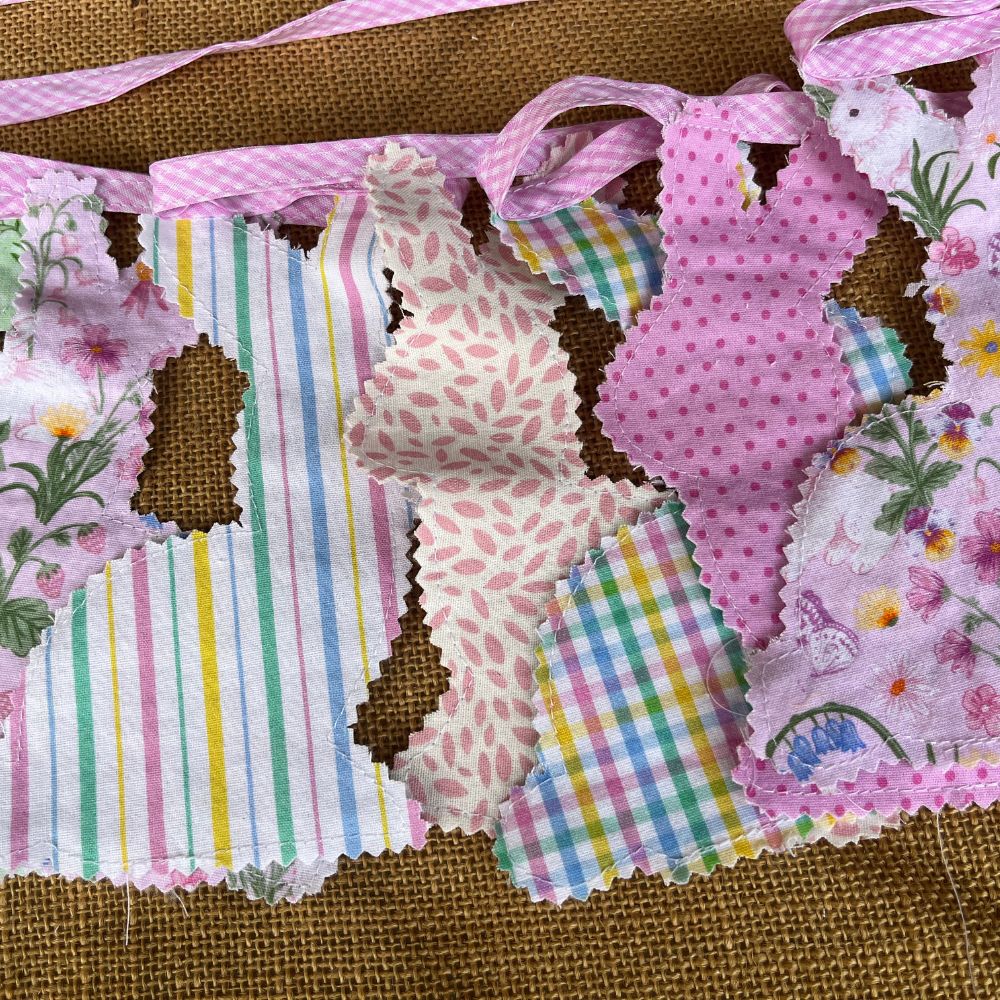Bunny shaped bunting | easter bunting | keepsake | 2.5m long