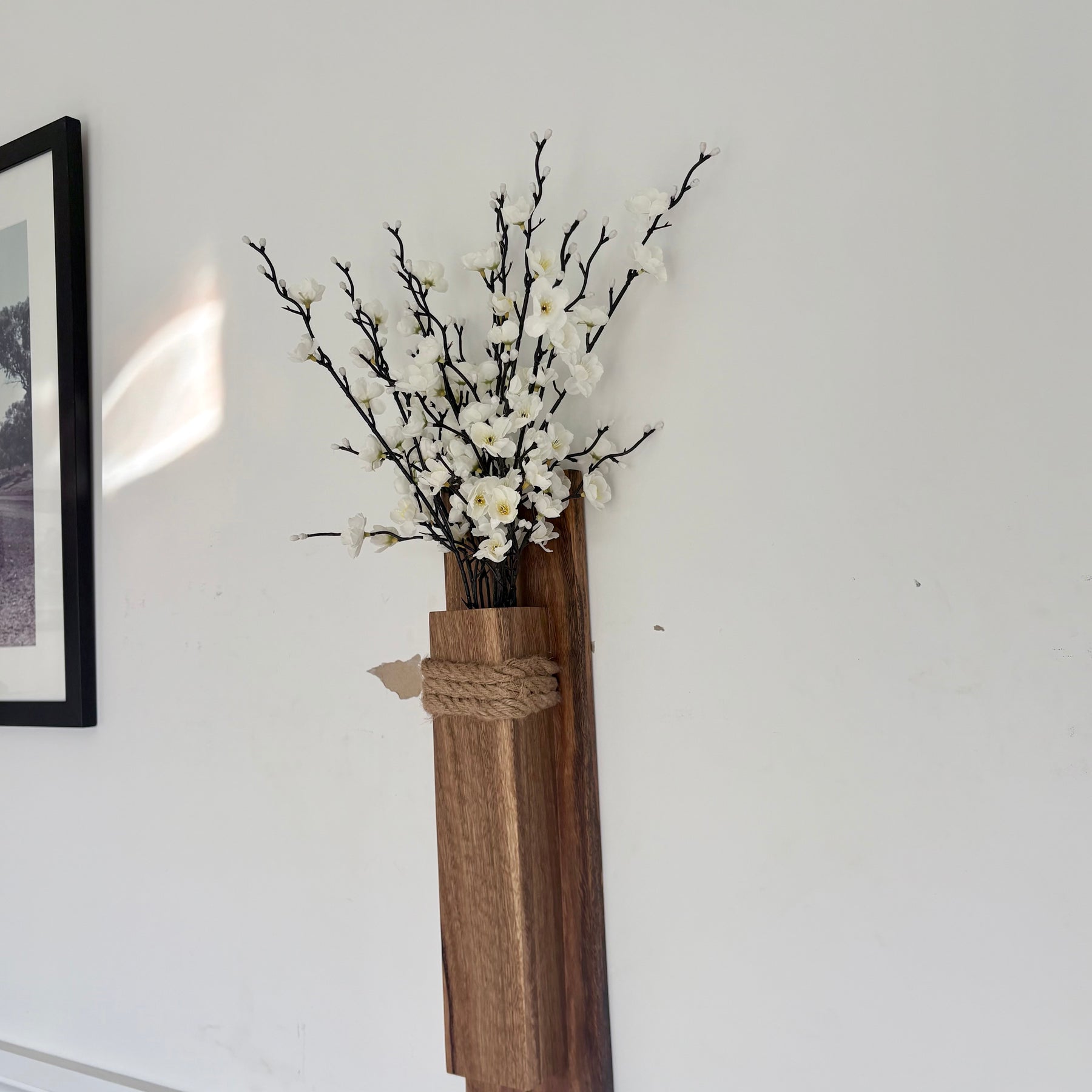 Spotted gum Wall pocket vase