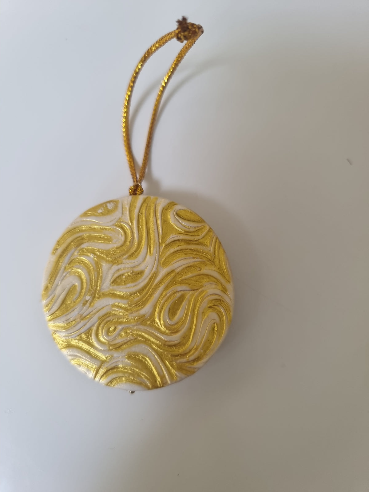 Golden Christmas Pair - Cross and Bauble
