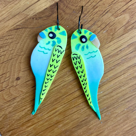 Budgie Earrings