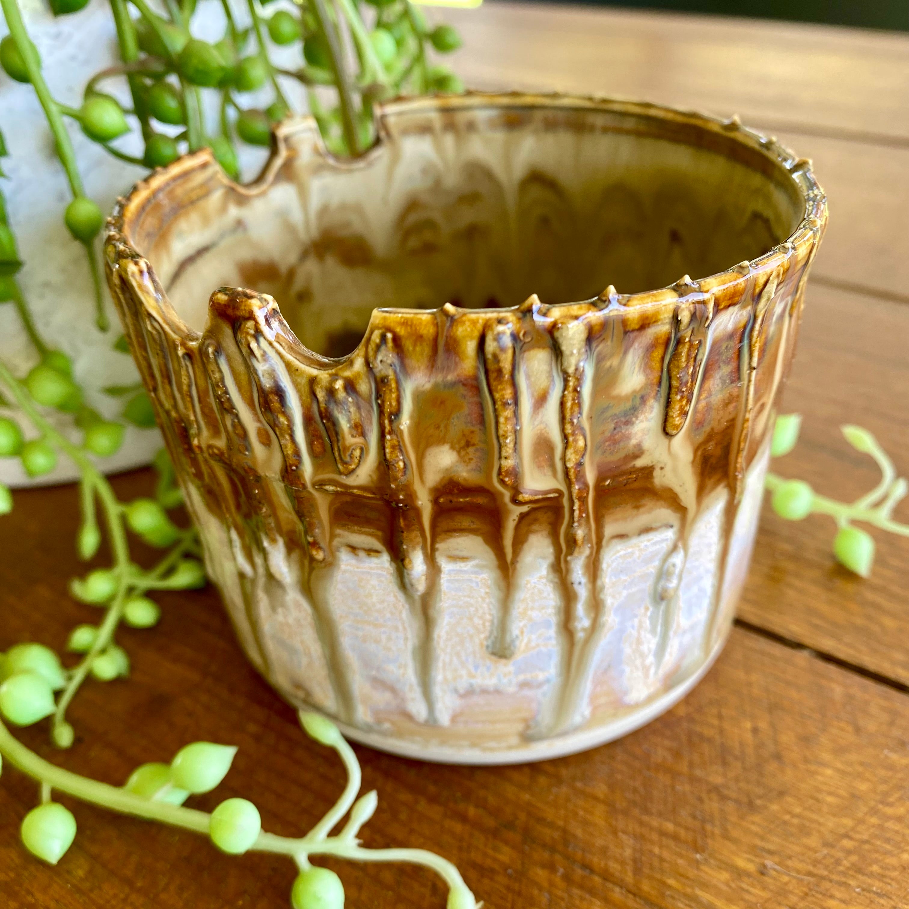 Brush Rinsing Pot|Ceramic|Handmade Pottery