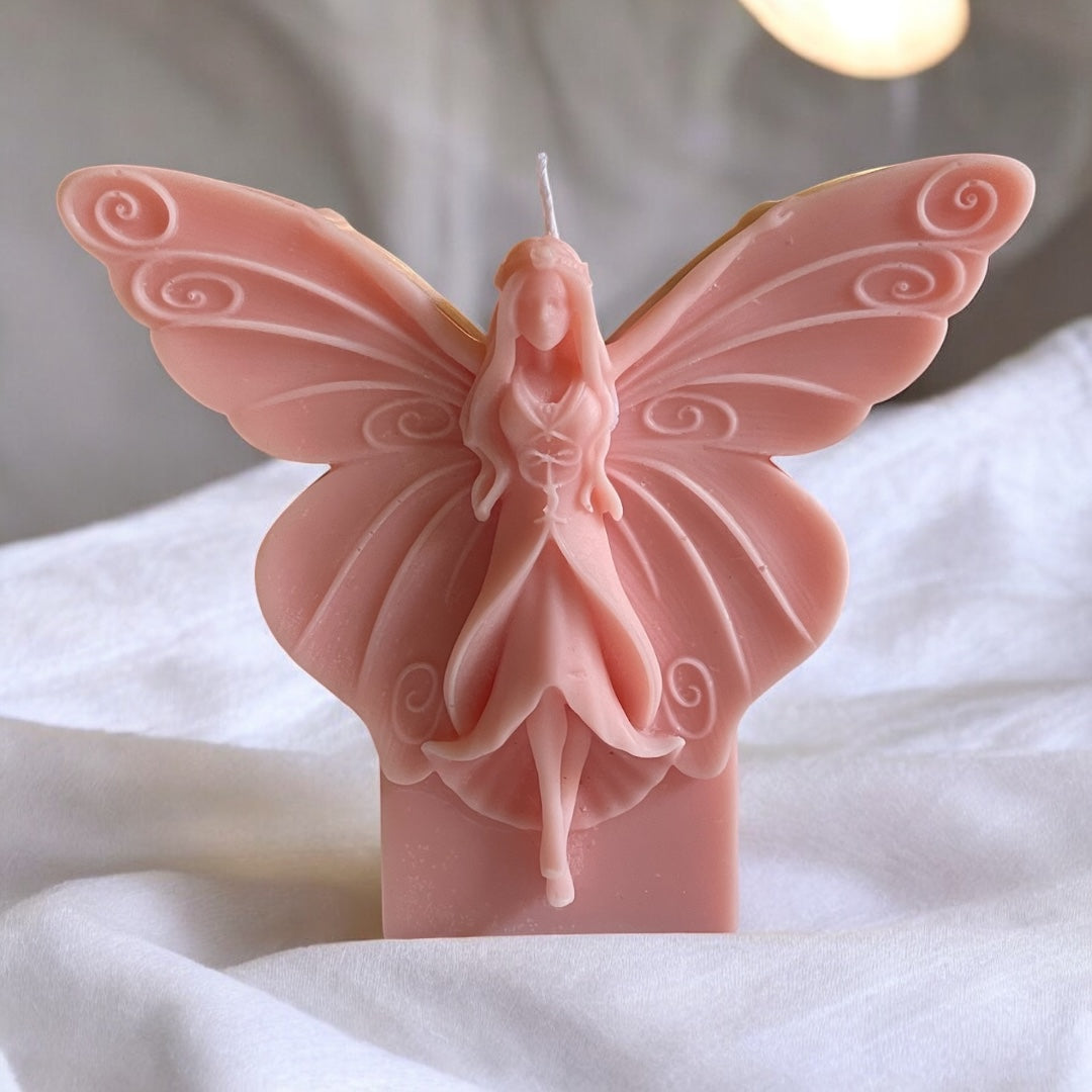 Fairy Angel Pillar Candle