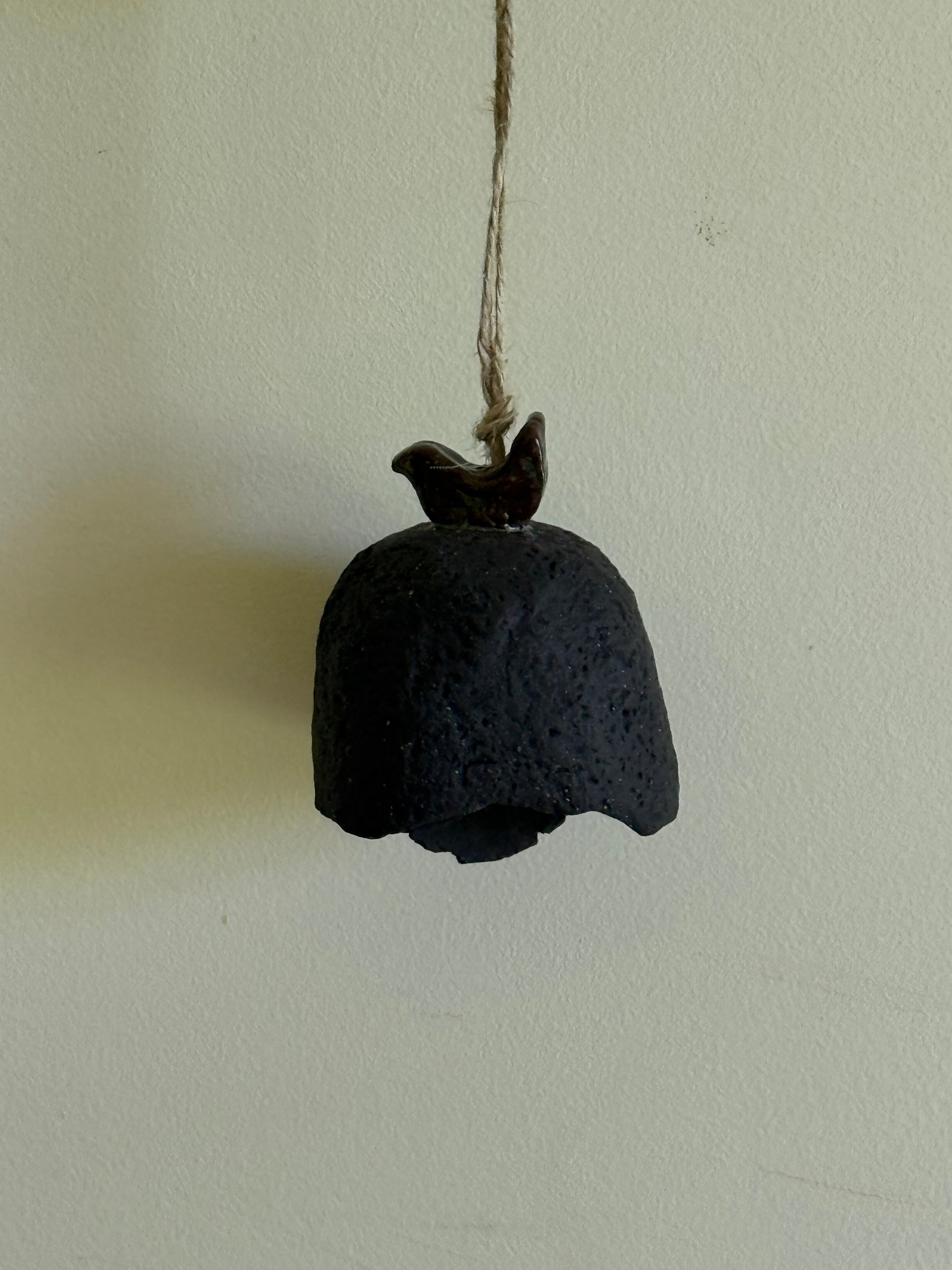 Rustic ceramic bell