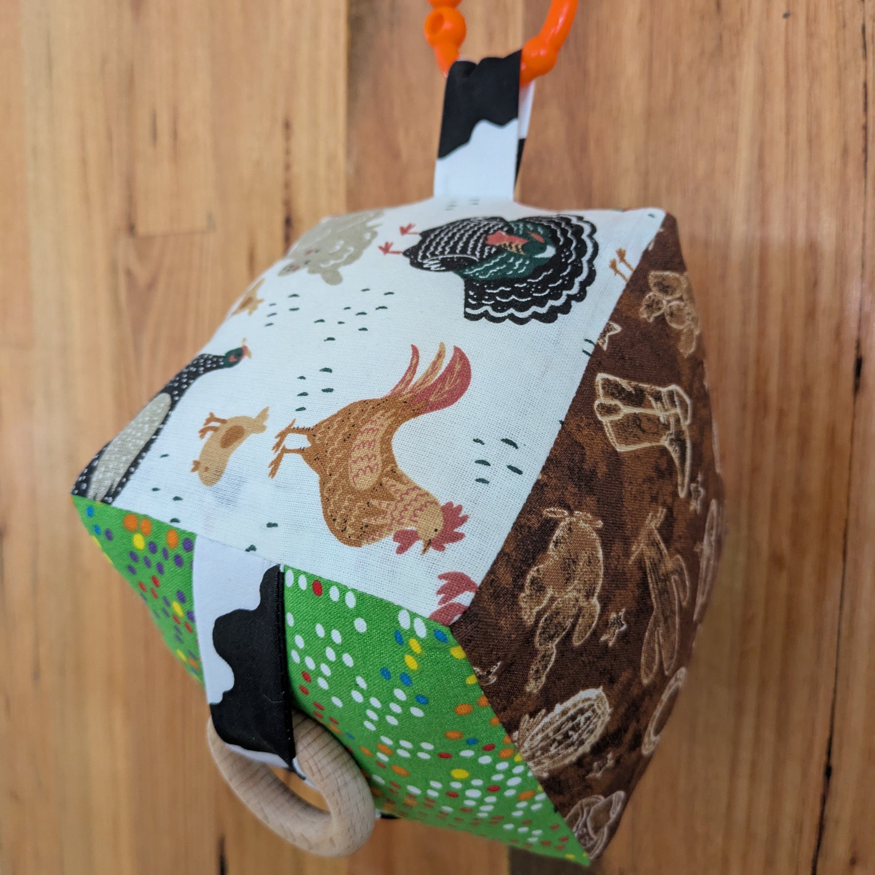 Western Farm Animal Soft Baby Cube