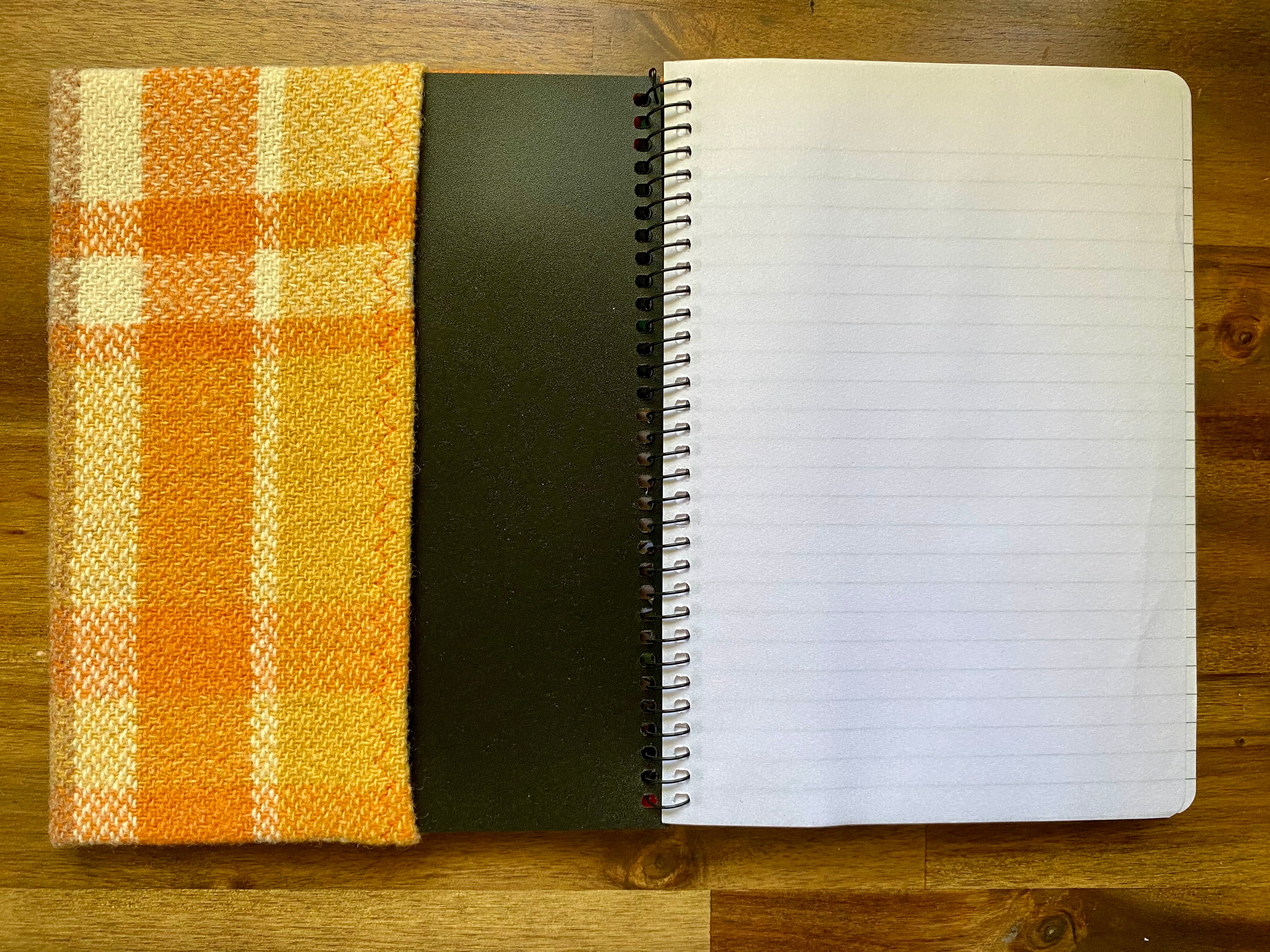 A5 Upcycled Notebook Dachshund - Orange