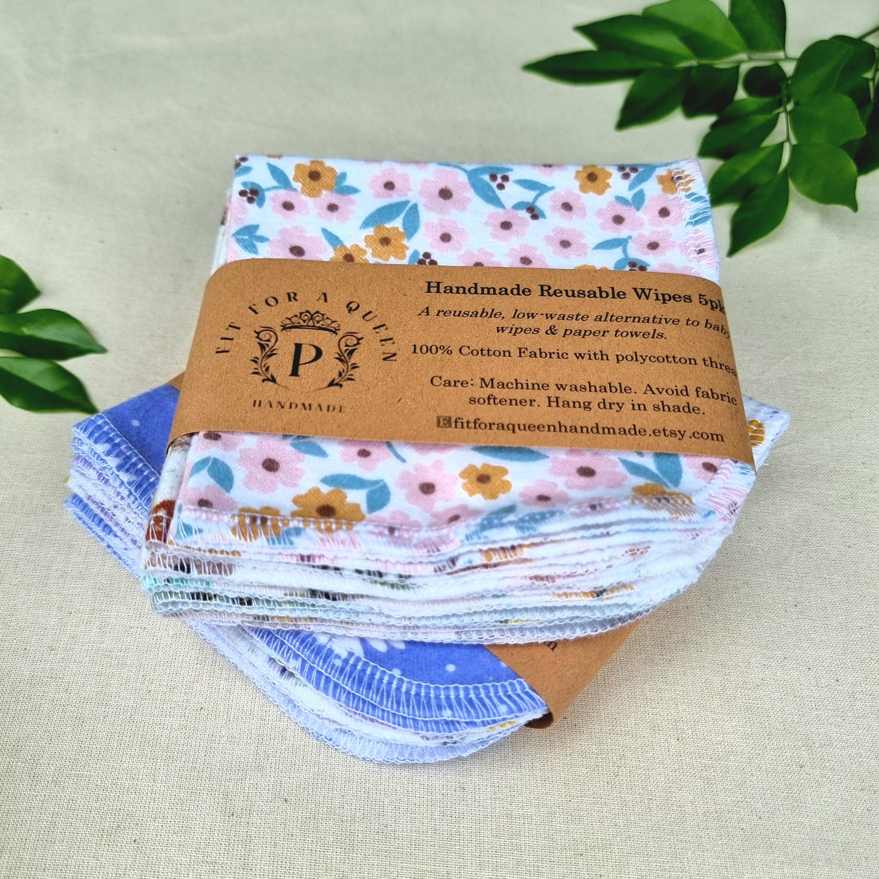 Reusable Wipes Set of 5